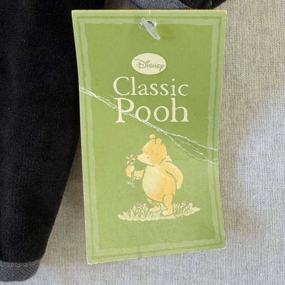 Disney Classic Pooh Train Newborn Black Velvet 2pc. Set Hoodie Jacket Pants 2009 - Picture 11 of 15